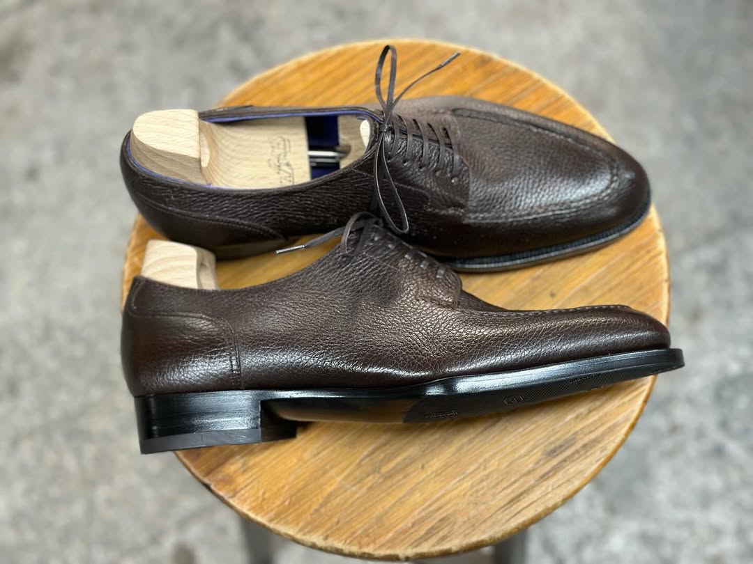 REGAL II - COFFEE BROWN SPLIT TOE DERBY LACEUP