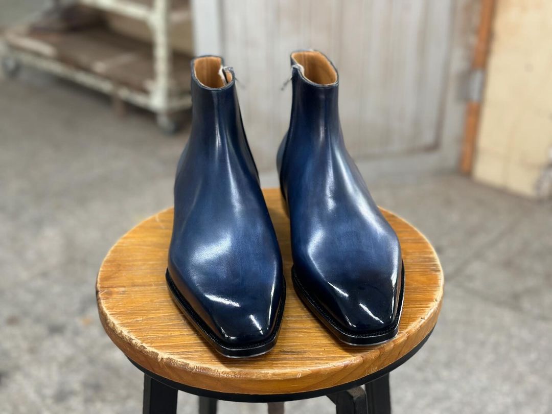 CARLO - BLUE ELEGANCE DARK SHADE BOOTS