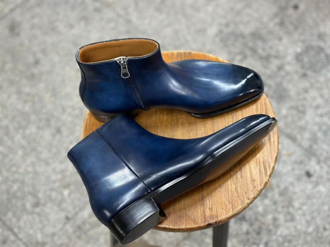 CARLO - BLUE ELEGANCE DARK SHADE BOOTS