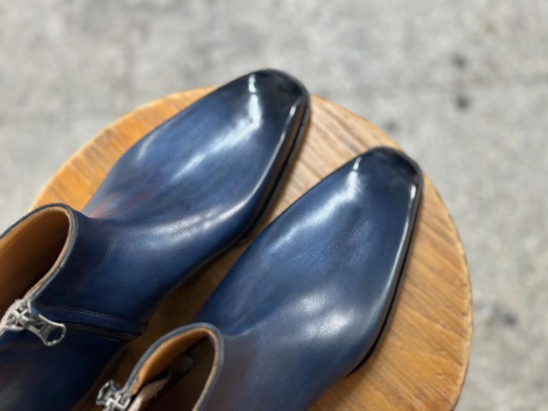 CARLO - BLUE ELEGANCE DARK SHADE BOOTS