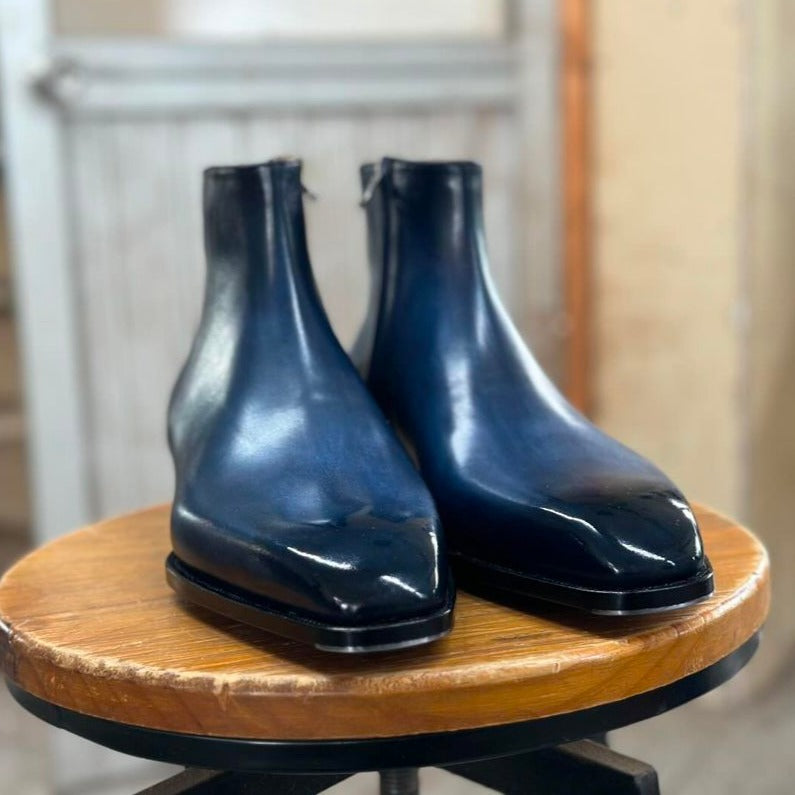 CARLO - BLUE ELEGANCE DARK SHADE BOOTS