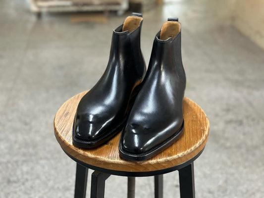 FORTIS -  BLACK SLEEK FORMAL BOOTS