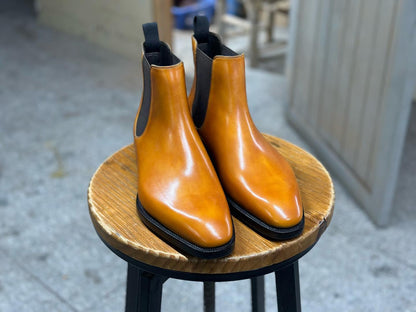 Tan Chelsea Boots | Z Last